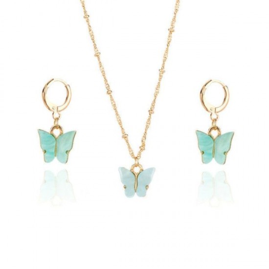Wholesale Color Pendant Necklace Set Wholesale Color Pendant Necklace Set